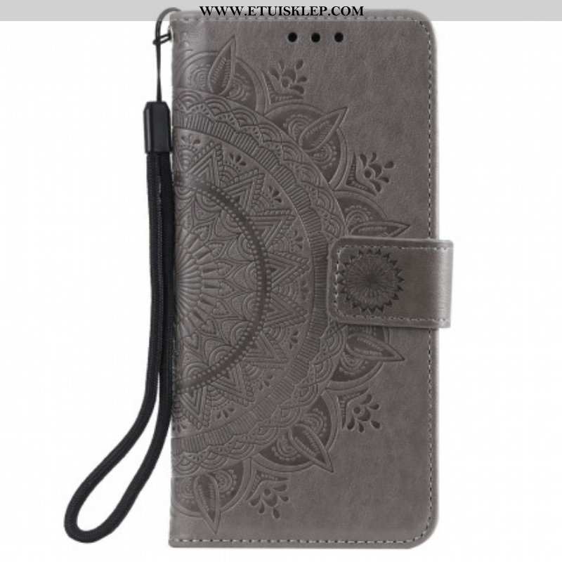 Etui Folio do Moto G50 Mandala Słońca